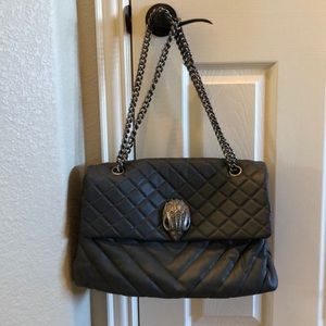 Kurt Geiger London Leather Grey shoulder bag